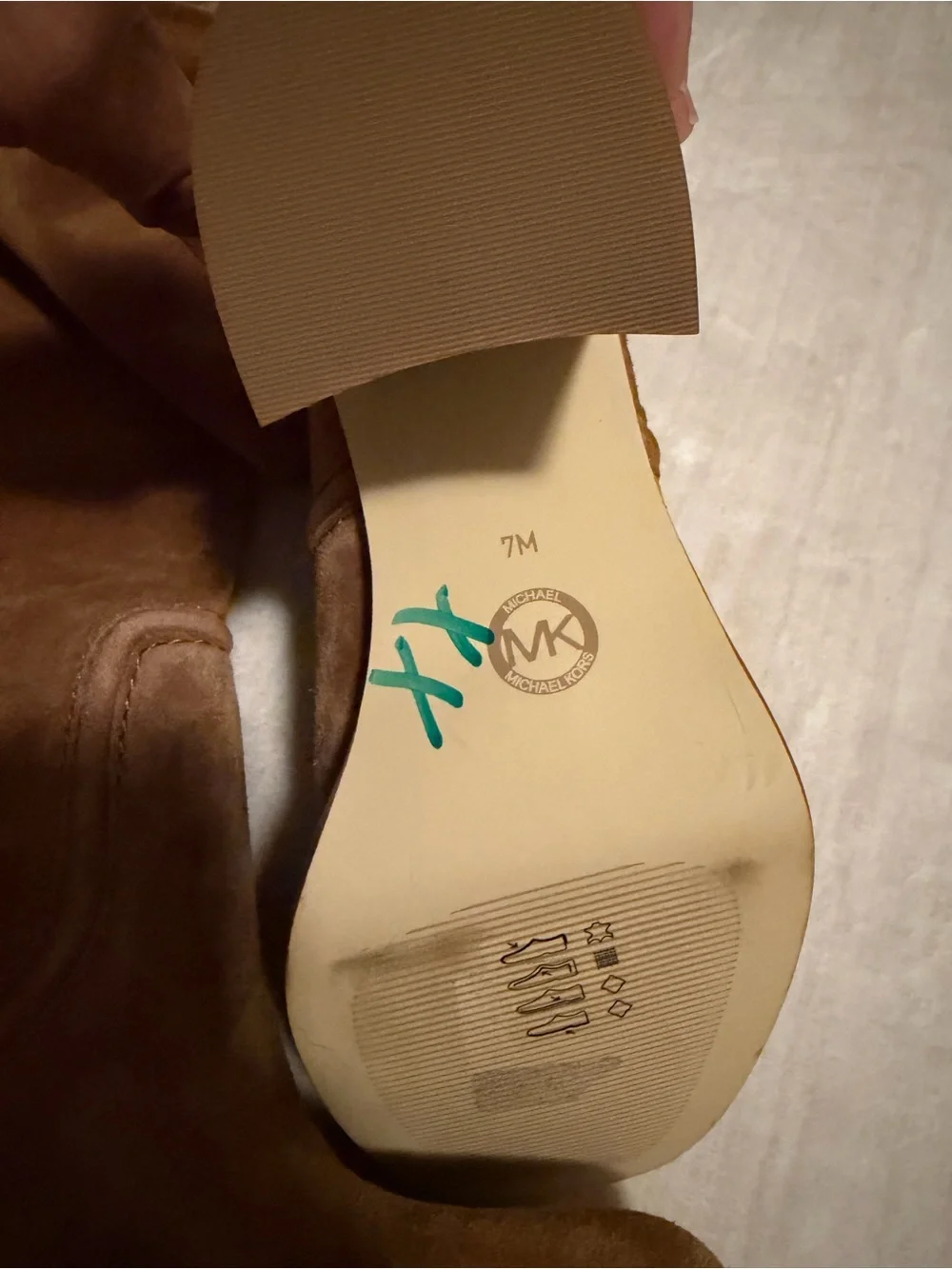 Micheal Kors suede boots